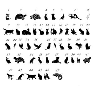 Choix silhouette animaux